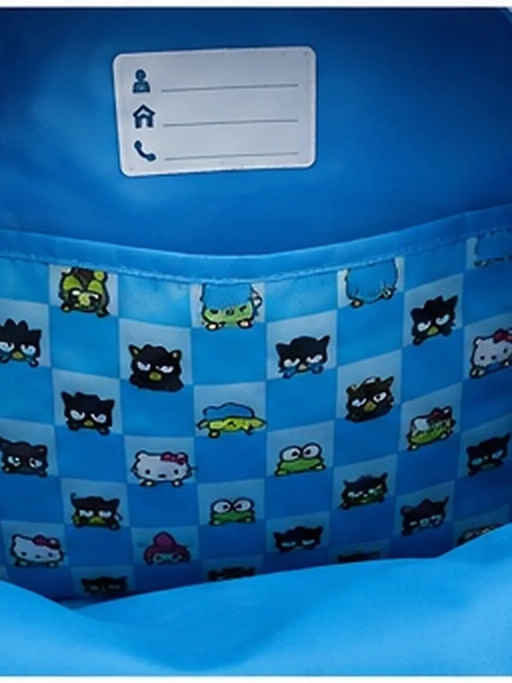 Hello Kitty Blue Sequin Kids Backpack with Holographic Front